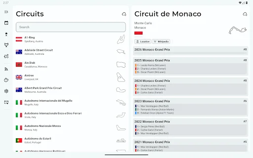 Download Flashback Terbaru – Statistik & Berita F1 Terlengkap - Screenshot 18