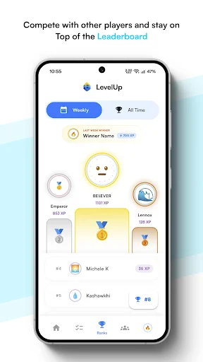 Download LevelUp – Aplikasi Pengembangan Diri & Gamifikasi Hidup - Screenshot 5