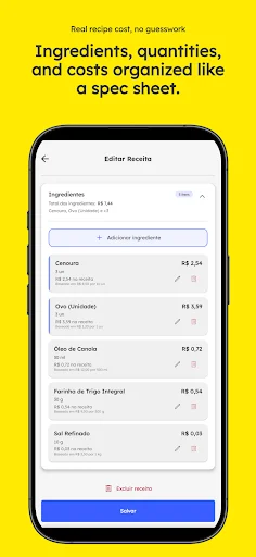 Download Recipe Cost & Pricing Terbaru – Hitung Keuntungan Bisnis - Screenshot 2