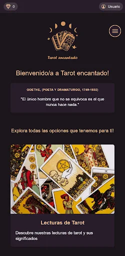 Download Tarot Encantado Terbaru – Aplikasi Tarot Gratis - Screenshot 1