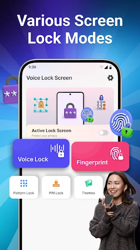 Download Voice Lock Screen and Unlock Terbaru – Kunci HP Aman - Screenshot 1