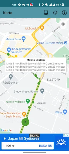 Unduh Skånetrafiken Live Map Terbaru – Pantau Transportasi Gratis - Screenshot 4