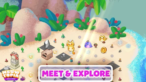 Download Meowtopia: Zodiac Cat Merge Terbaru – Koleksi Kucing Lucu - Screenshot 7