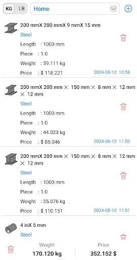 Download Metal Weight Calculator Terbaru – Hitung Berat Logam Cepat - Screenshot 8