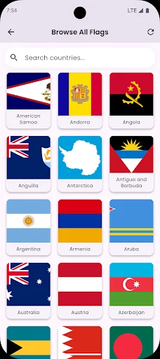 Download Country Flags Terbaru – Informasi Negara & Bendera Dunia - Screenshot 3