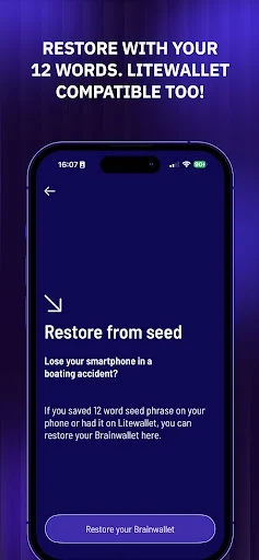 Download Brainwallet: Get Litecoin Terbaru – Dompet Kripto Aman - Screenshot 3