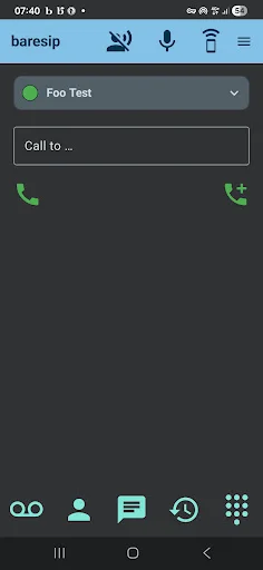 Download baresip Terbaru – Aplikasi VoIP SIP Ringan & Aman - Screenshot 1