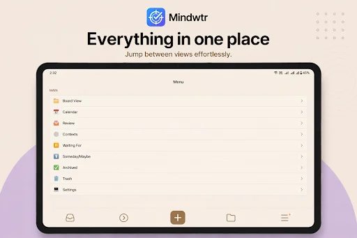 Download Mindwtr Terbaru – Kelola Tugas GTD Offline Gratis - Screenshot 17