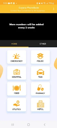 Download Guyana PhoneBook Terbaru – Direktori Kontak Lokal Gratis - Screenshot 1