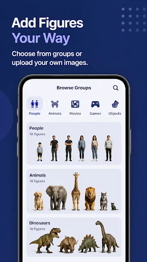 Download size Terbaru – Bandingkan Tinggi Karakter & Orang Gratis - Screenshot 2