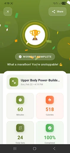 Download Gymertia AI Gym Trainer Terbaru – Latihan Kustom Gratis - Screenshot 5
