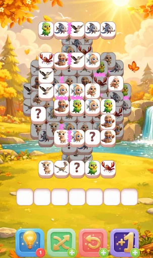 Download Tile Match Cute Animals Terbaru – Puzzle Santai Gratis - Screenshot 1
