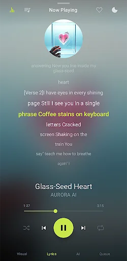 Download AI Music Player – AURORA Terbaru – Pemutar Musik AI - Screenshot 3