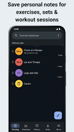 Download Workout Tracker & Gym Plan Log – Fitness Terbaik - Screenshot 8