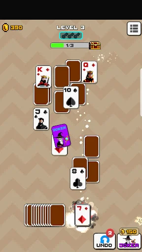 Download Pixel Solitaire : Tripeaks Terbaru – Game Puzzle Retro - Screenshot 1