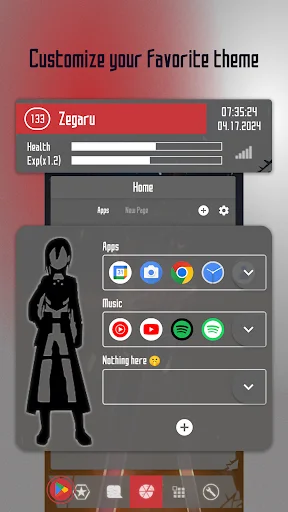 Download Zeta Launcher Terbaru – Tema SAO & Leveling Gratis - Screenshot 1
