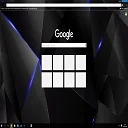 Download Tema Black Blue Shards Terbaru – Tampilan Elegan