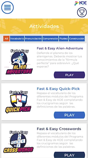 Download KOE Plus Terbaru – Belajar Bahasa Inggris Jadi Mudah - Screenshot 1