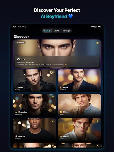 Download AI Boyfriend Terbaru – Teman Virtual AI Gratis - Screenshot 11