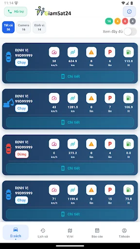 Download GiamSat24 Terbaru – Aplikasi Pelacak GPS Kendaraan - Screenshot 7