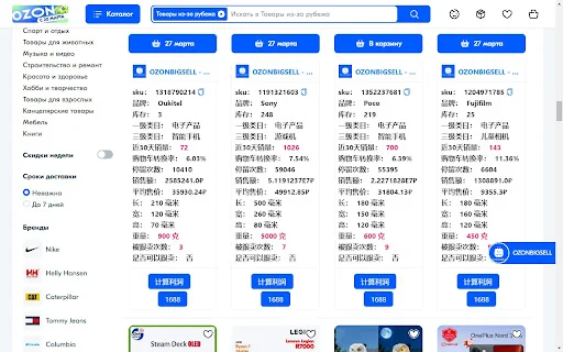 Download OZONBIGSELL Terbaru – Analisis Data OZON & Optimasi Toko - Screenshot 1