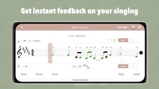 Download Sight Singing Pro: Solfege – Pelatih Vokal Terbaik - Screenshot 1