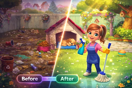 Download House Cleaning: Girl Cleanup – Game Membersihkan Rumah - Screenshot 16