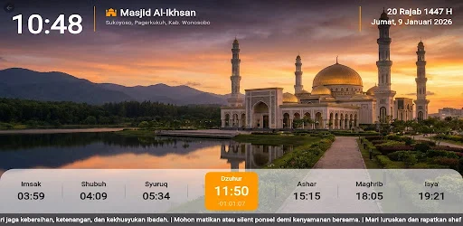 Download Jam Masjid Tv dan Rumah – Jadwal Sholat Akurat - Screenshot 5