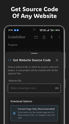 Download SrcNexus Code Editor Terbaru – Editor Kode All-in-One - Screenshot 2