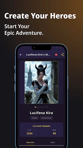 Unduh Taleborn AI Hero Arena Fight Terbaru – RPG Fantasi Seru - Screenshot 3