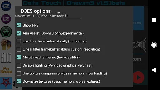 Download Delta Touch Terbaru – Mainkan Doom Engine di Android - Screenshot 15