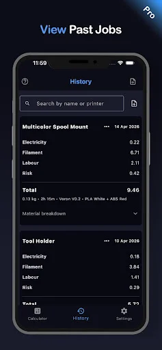 Download 3D Print Cost Calculator – Hitung Biaya Cetak 3D Gratis - Screenshot 6
