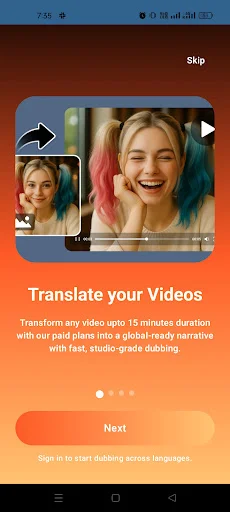 Download AI Video Translator DubWave Terbaru – Terjemahkan Video AI - Screenshot 1