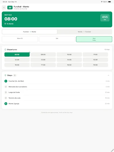 Download Madeira Bus Terbaru – Jadwal Bus Offline & Praktis - Screenshot 14