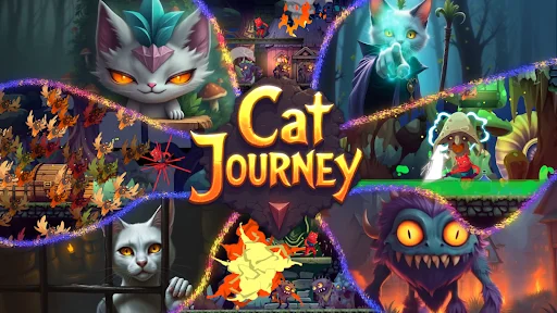 Download Cat Journey: Action Platformer Terbaru – Petualangan Seru - Screenshot 17