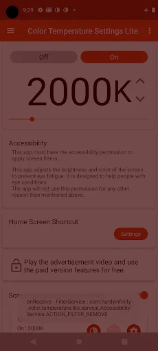 Download Color Temperature setting Lite – Atur Warna Layar Nyaman - Screenshot 3