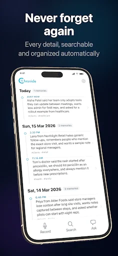 Download Chronicle – AI Voice Memory Terbaru – Asisten Pintar - Screenshot 4