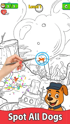 Download Find The Dog Terbaru – Game Cari Objek Tersembunyi Gratis - Screenshot 1