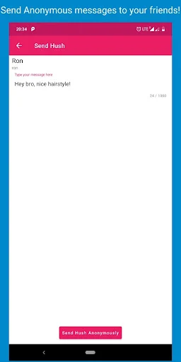 Download HushUP Terbaru – Kirim Pesan Anonim Gratis - Screenshot 4