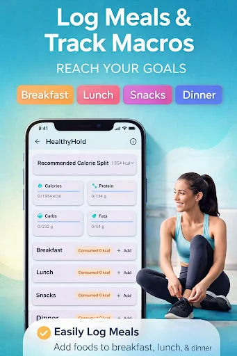 Download HealthyHold AI Health Coach – Lacak Kalori & Diet Sehat - Screenshot 2