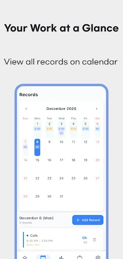 Download Daily Work Hours Tracker & Pay – Hitung Gaji Otomatis - Screenshot 2