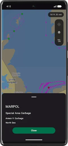 Download CVoyager Terbaru – Perencanaan Rute Kapal Gratis - Screenshot 7