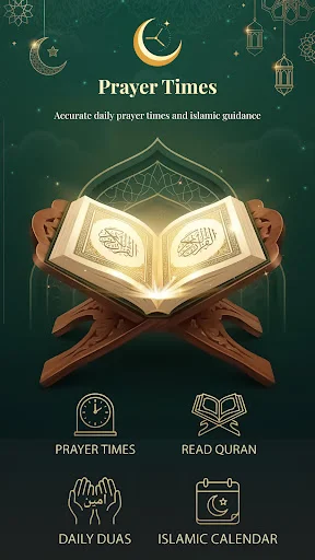 Download Prayer Time: Qibla, Azan & Dua – Jadwal Sholat Akurat - Screenshot 1