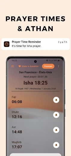 Download Taqwa Time Terbaru – Jadwal Salat & Kiblat Gratis - Screenshot 2