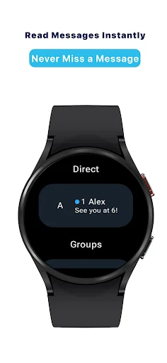 Download TeleWatch: Telegram Wear OS – Chat di Jam Tangan Pintar - Screenshot 3
