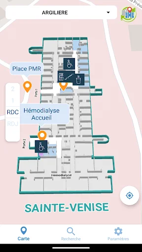 Download GéoCHU Terbaru – Navigasi Indoor Rumah Sakit Gratis - Screenshot 2