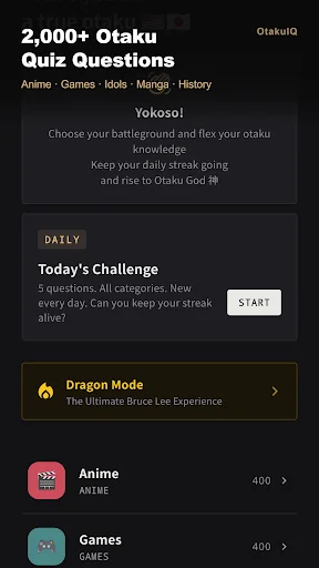 Download OtakuIQ Terbaru – Kuis Anime & Manga Gratis - Screenshot 1