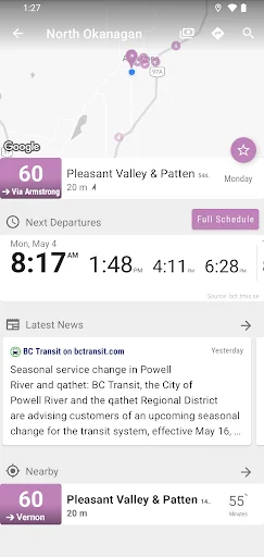 Download North Okanagan Bus Terbaru – Jadwal & Info Real-Time - Screenshot 2