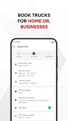 Download REDX Trucks Terbaru – Layanan Kirim Barang Cepat & Aman - Screenshot 2