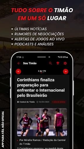 Download Sou Timão Notícias Corinthians – Berita Bola Terbaru - Screenshot 4